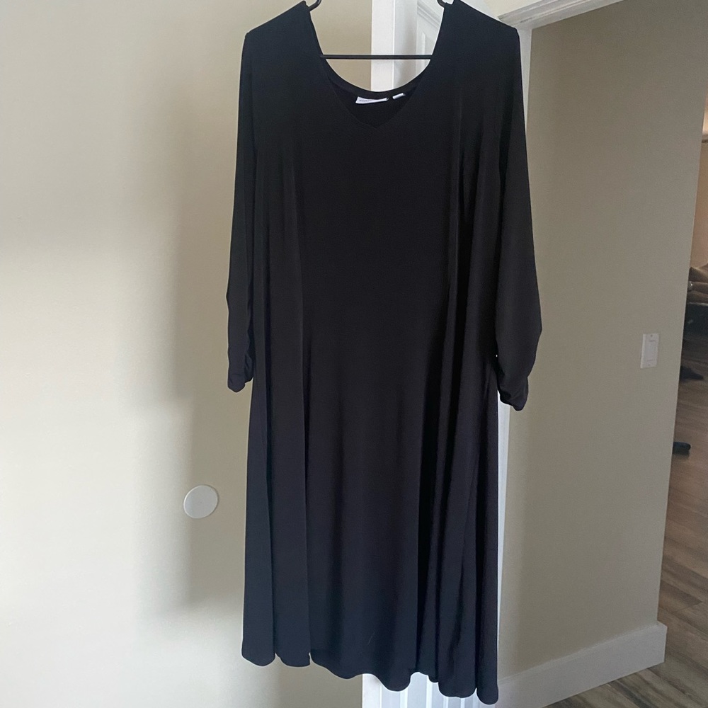 Susan Graver fit and flare dress XL